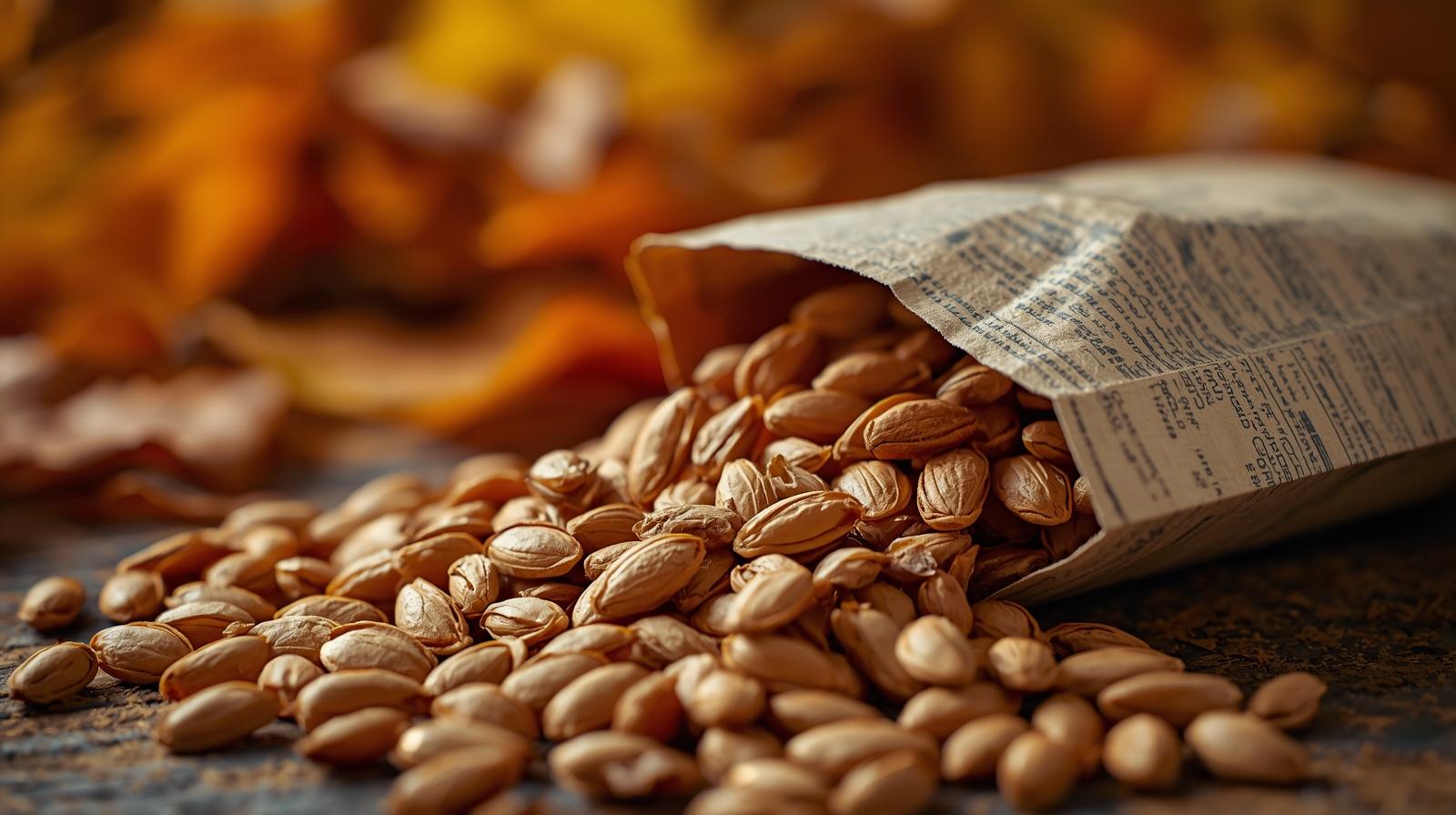 A packet of Pumpkin Seeds