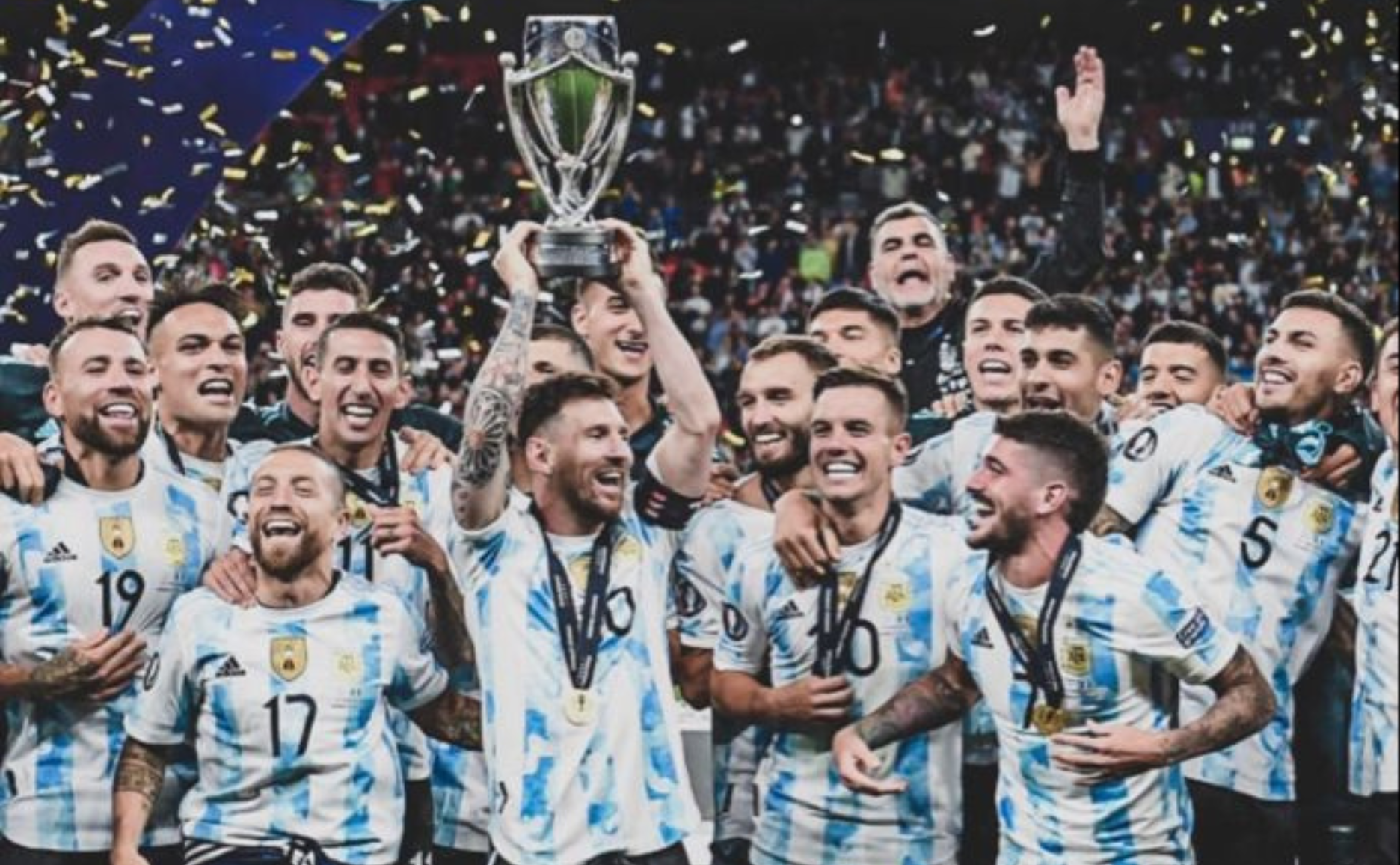 Messi won Finalissima with Argentina