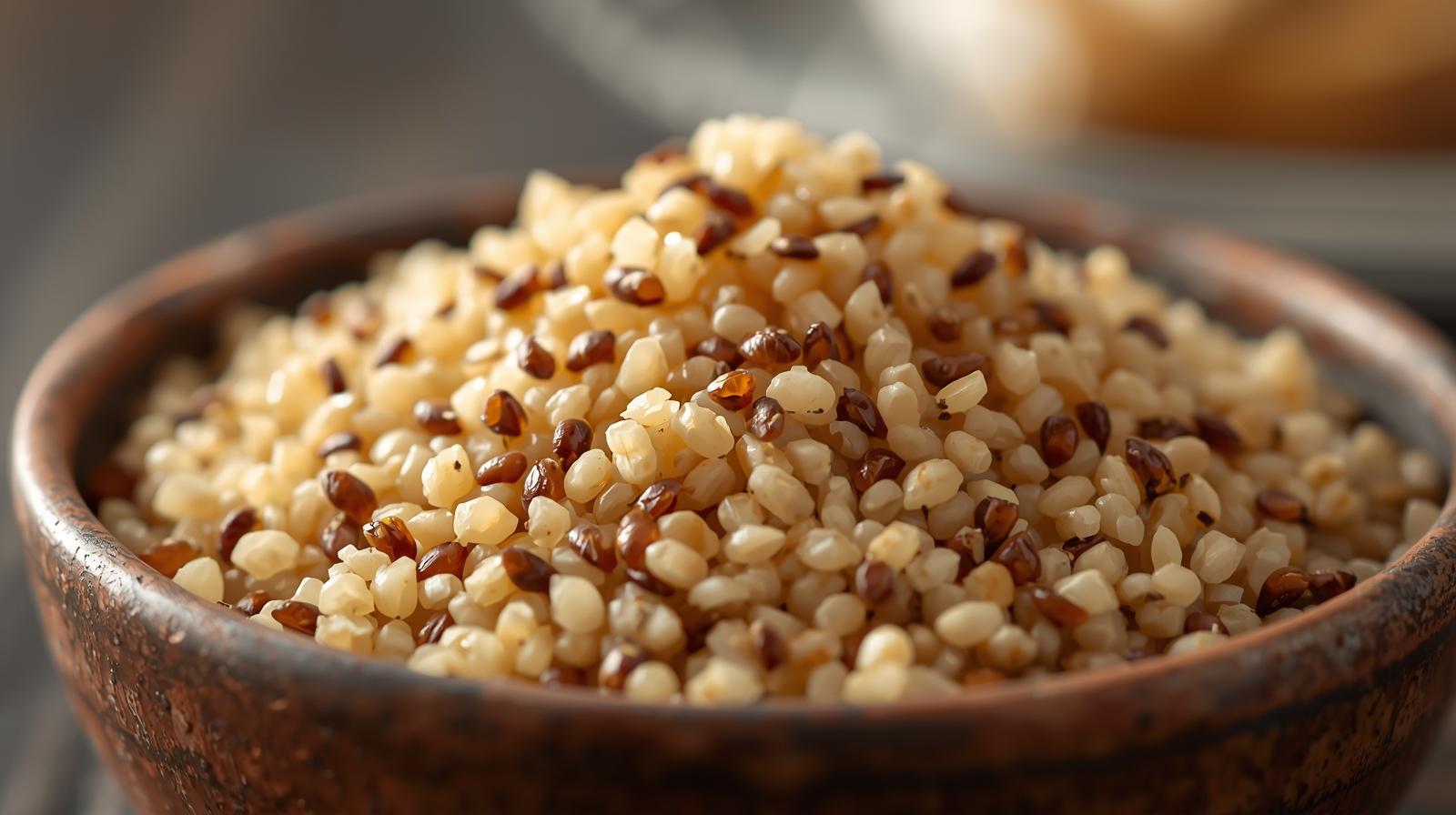 A bowl full of Quinoa