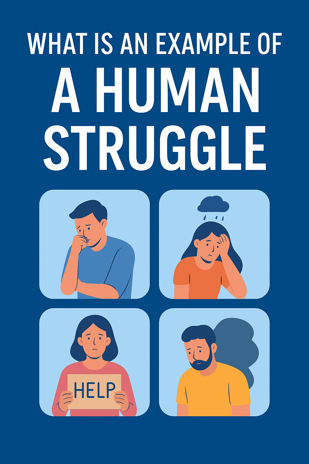 What is an Example of a Human Struggle in Life Today